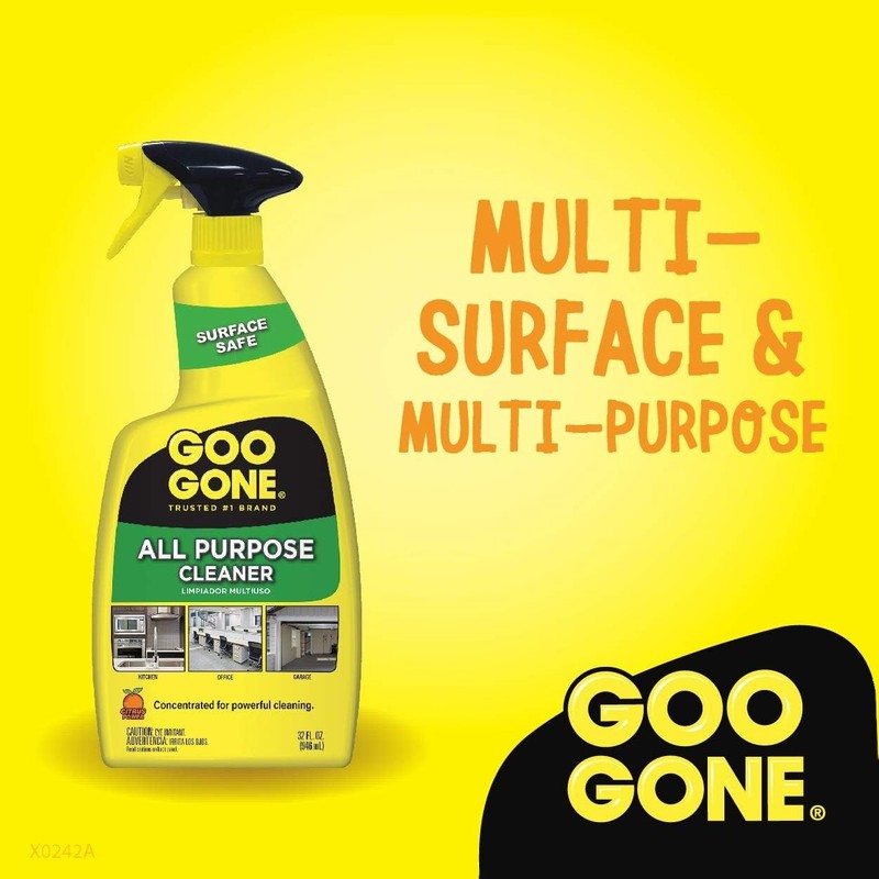 Versatile All-Purpose Cleaner - Citrus Scent - 64oz Plant-Based Spray Duo gallery