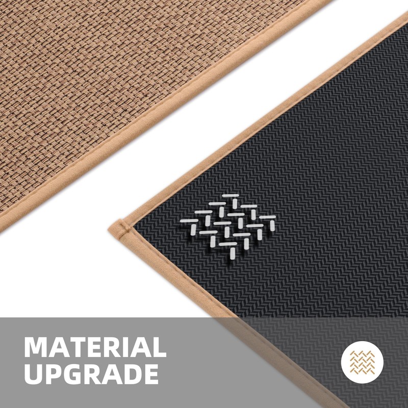 StepAura Kitchen Mats for Floor 2 Piece - 20''×32''+20''×47'', Beige gallery