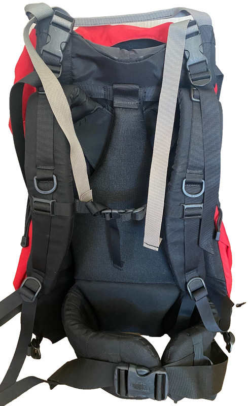 VTG The North Face Badlands 65L Internal Frame Backpack Red Medium Gorpcore 2