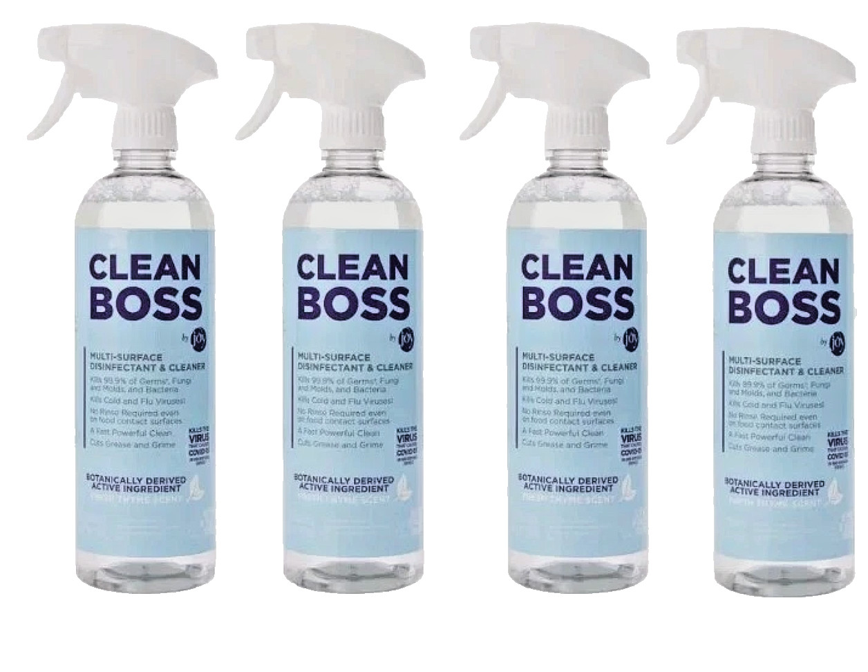 Joy Clean Boss Multi-Surface Disinfectant Cleaner 4 Pack 24oz Bottles New Sealed gallery