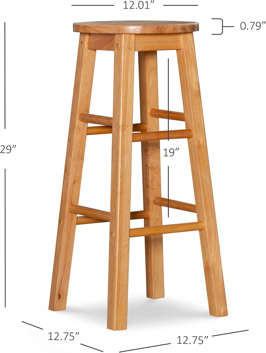 29-Inch Barstool With Round Seat gallery