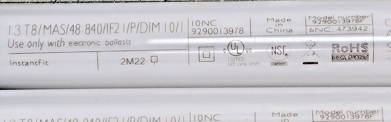 10 Pack 48” LED Plug & Play Fluorescent Replacement Bulbs 4000K 2100LM Dimmable gallery