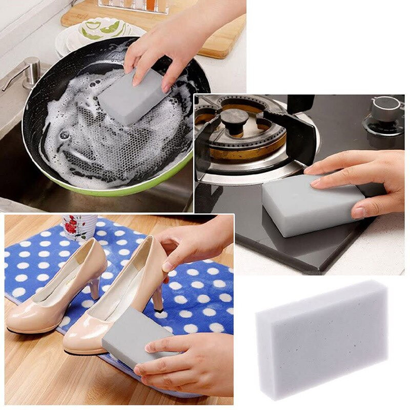 High Density Sponge Eraser Melamine Cleaner Upgraded Version Double Compressed gallery