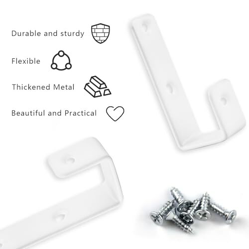 2 Pack Bunk Bed Ladder Hook 1" Replacement Hardware for Camper RV Bunk Ladder gallery