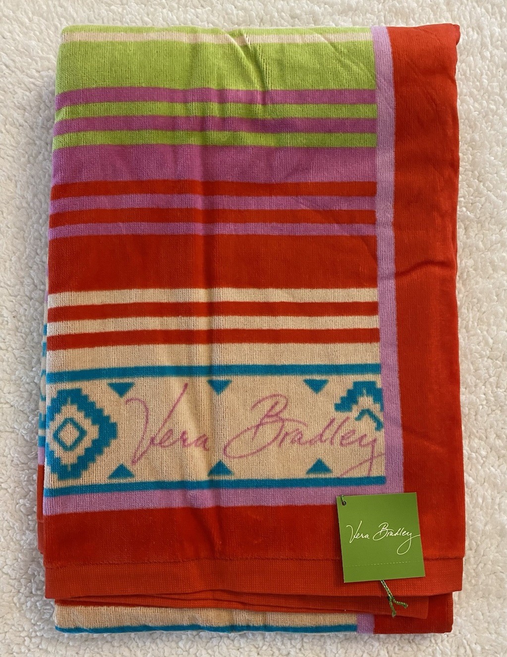 VERA BRADLEY - SERAPE PARADISE- BEACH TOWEL NWT! gallery
