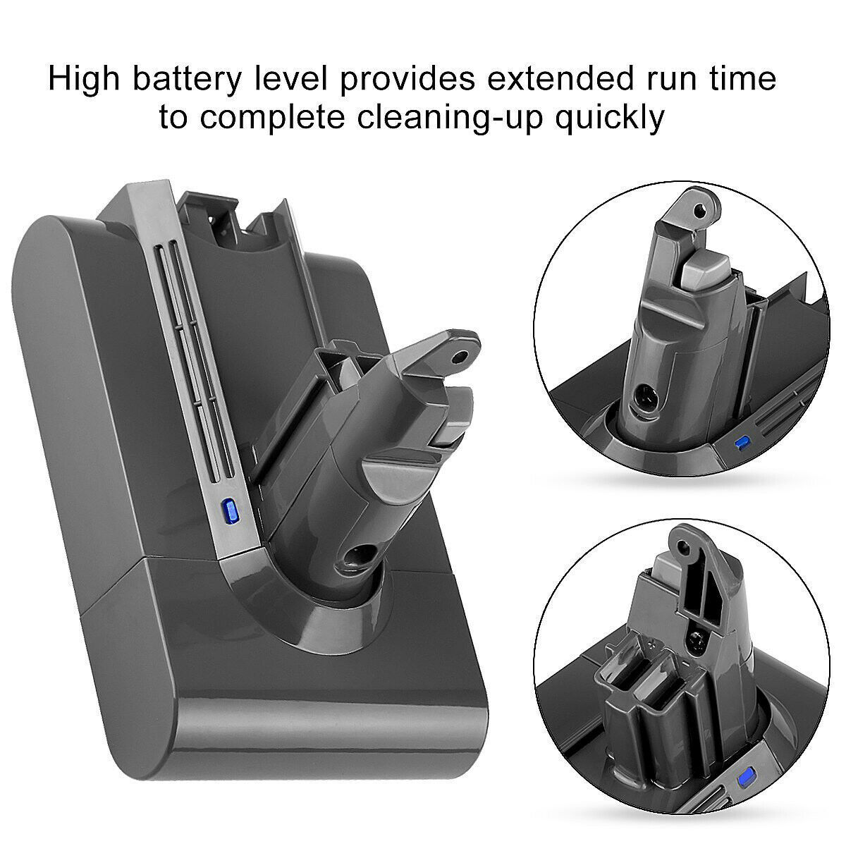21.6V 5000mAh Replacement Battery For Dyson V6 Handheld Vacuum DC58 DC59 DC61... gallery
