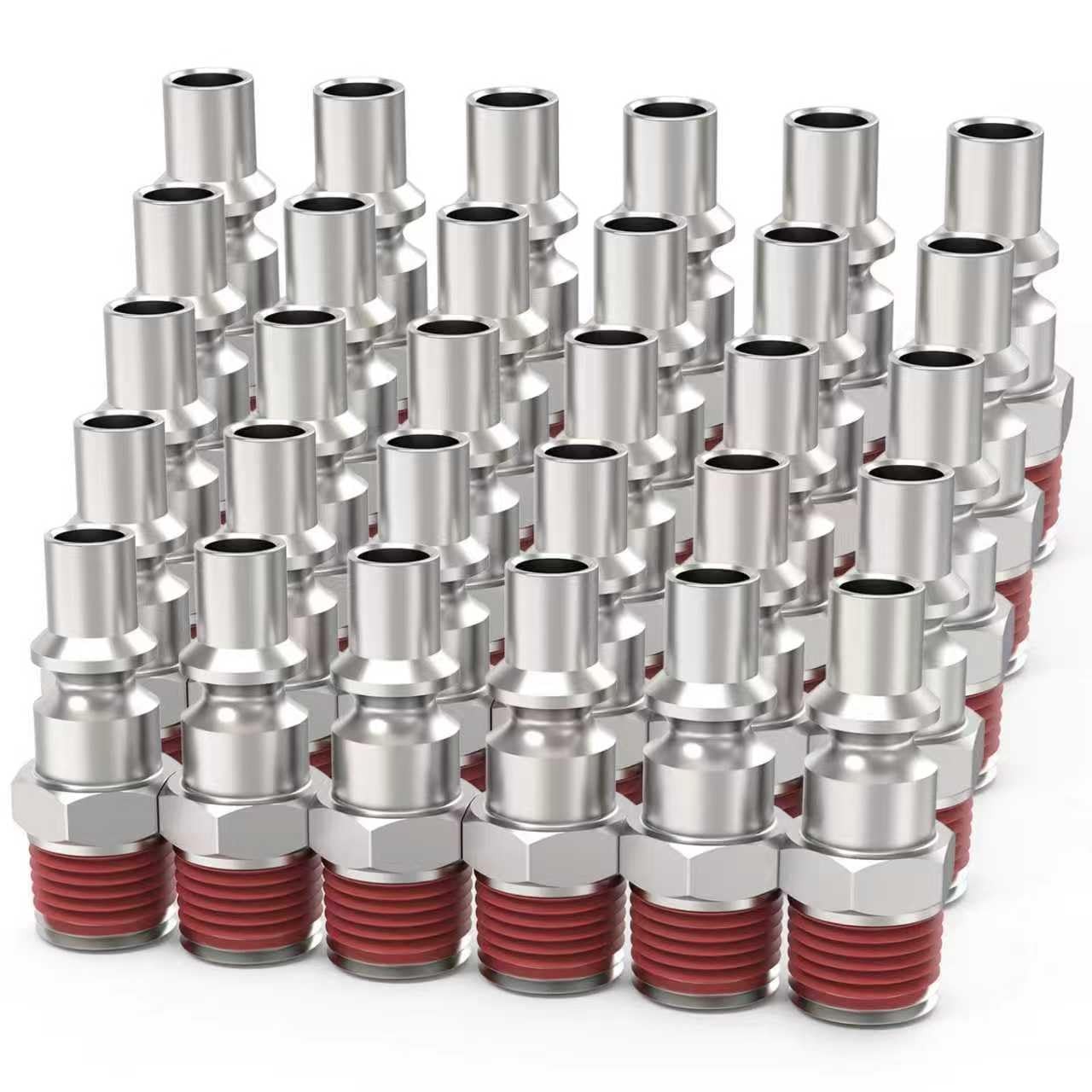 A-Style(ARO) Plug, 1/4" NPT Pneumatic Plugs, Compressor Fittings(30-PACK) gallery
