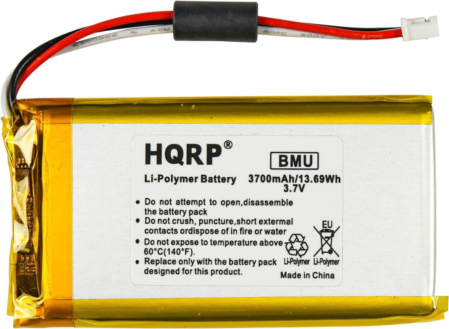 Battery for 2GIG GC3 GC3e Panel SP1-GC3 10-000014-001 823990 Security System gallery