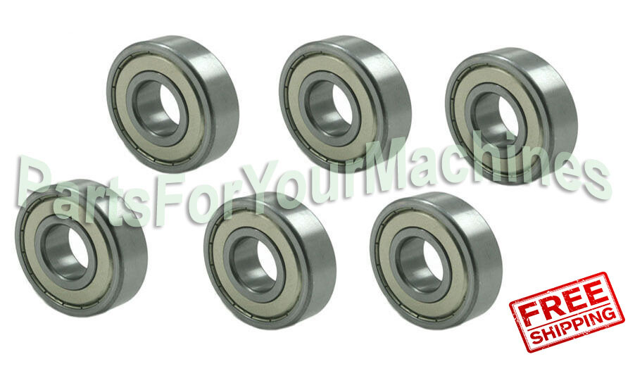 6-PACK, MTD, TROY-BILT, CUB CADET, DECK SPINDLE BEARINGS, 47mm x 20mm x 14mm,z23