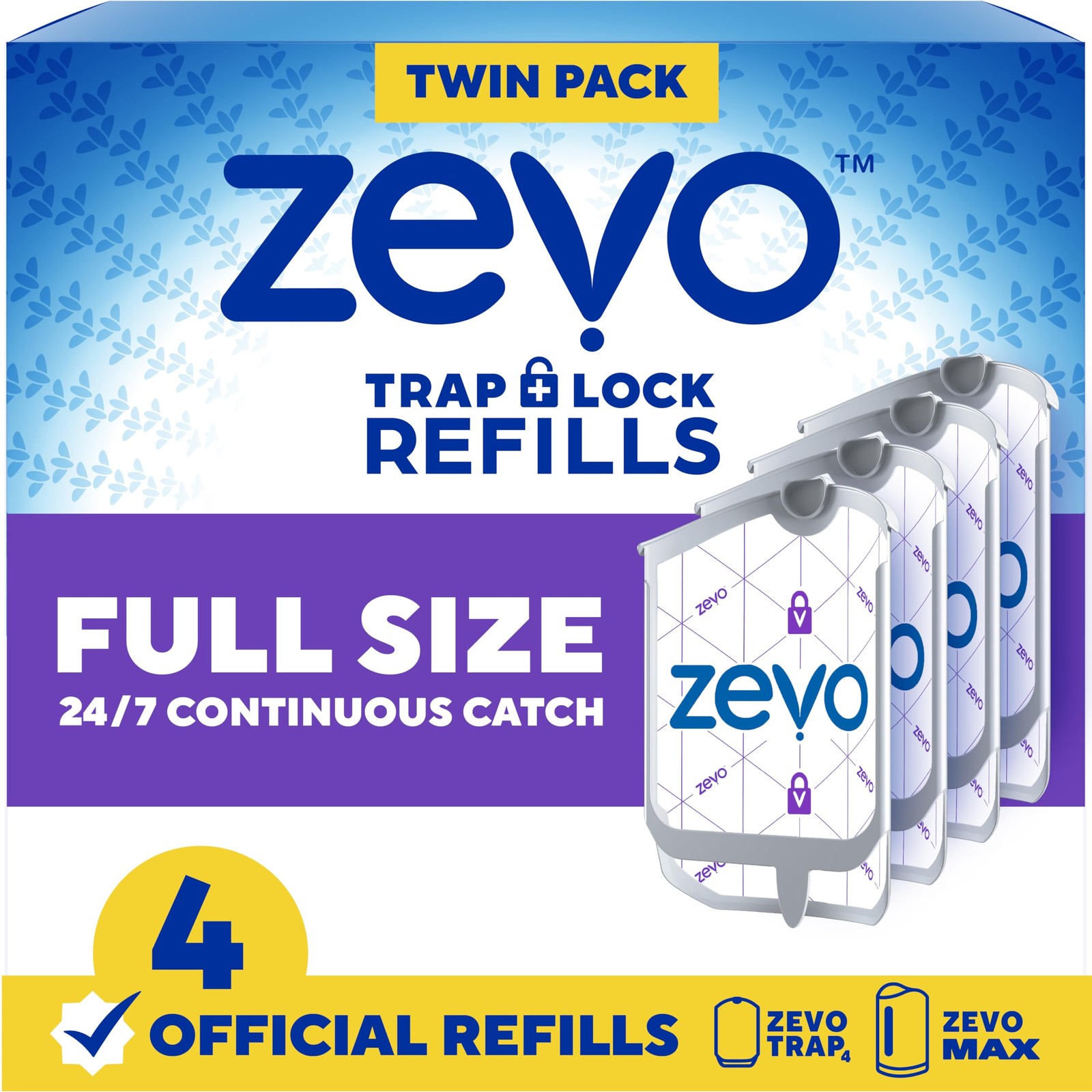 Zevo Flying Insect Trap Official Refill Cartridges Fits Both Zevo Trap & MAX gallery
