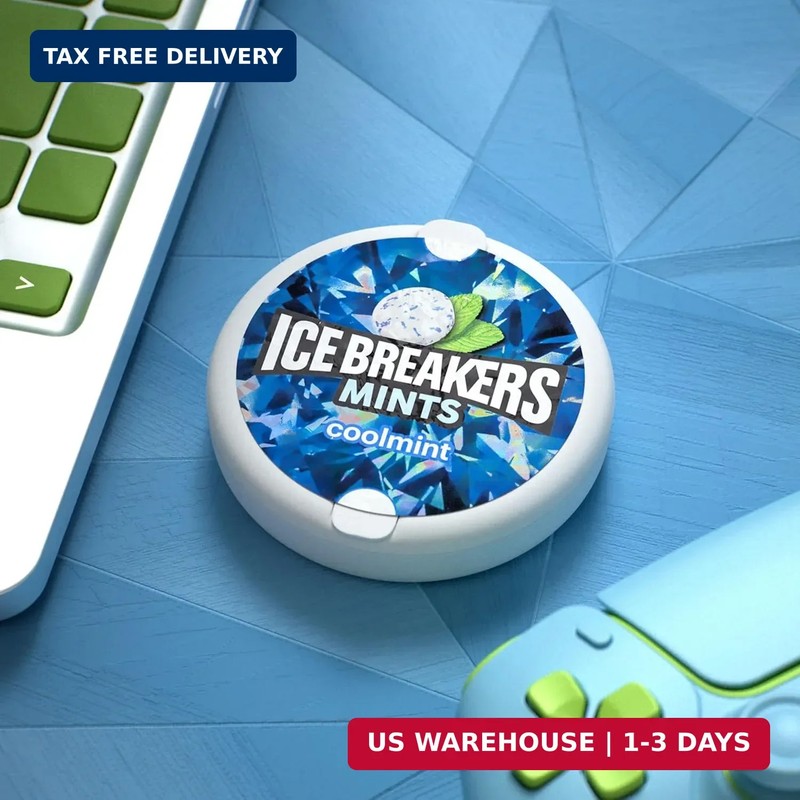 ICE BREAKERS Coolmint Sugar Free Mints Tins, 1.5 oz (8 Count) gallery
