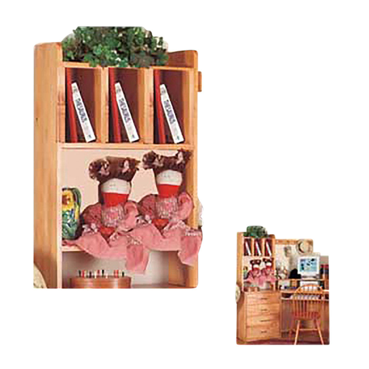 Desktop Shelf Unit Honey Pine Solid Wood | Renovator's Supply gallery
