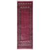 Handmade Hand Knotted Wool Runner Rug, 2x6 ft, Peach, Traditional Parda gallery