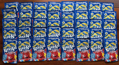 Kool Aid Blue Raspberry Lemonade Unsweetened Drink Mix Caffeine Free Lot of 40