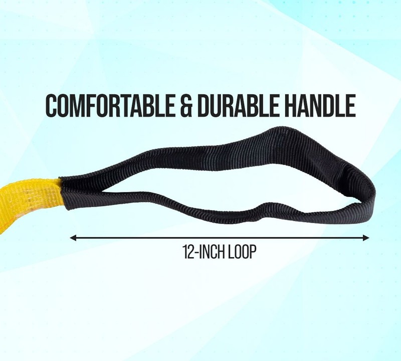 (4 Pack) 12” Single Loop Driver Assist Strap - Heavy-Duty gallery