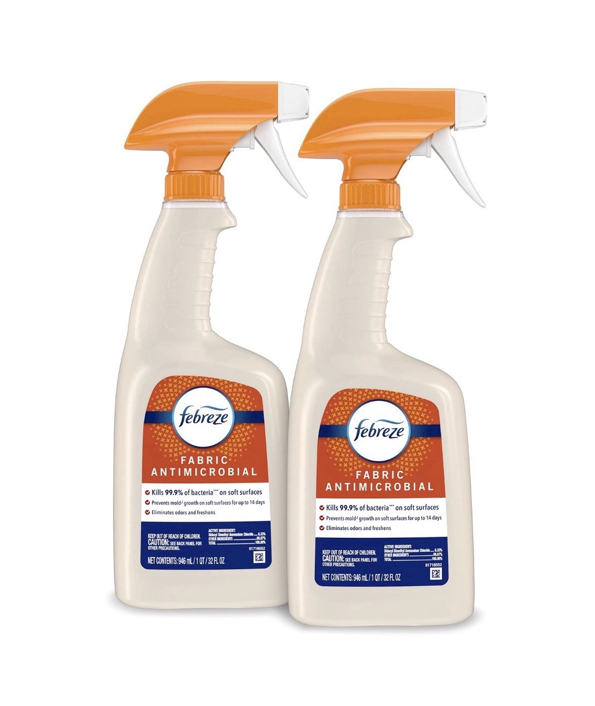 Febreze Antimicrobial Fabric Refresher Spray 32oz Pack of 2 Odor Eliminator gallery