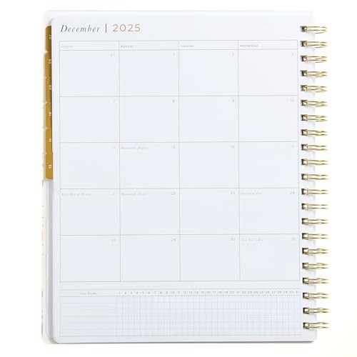 russell+hazel 2025-2026 Weekly Planner, Spiral Bound Blush Floral with Gold gallery