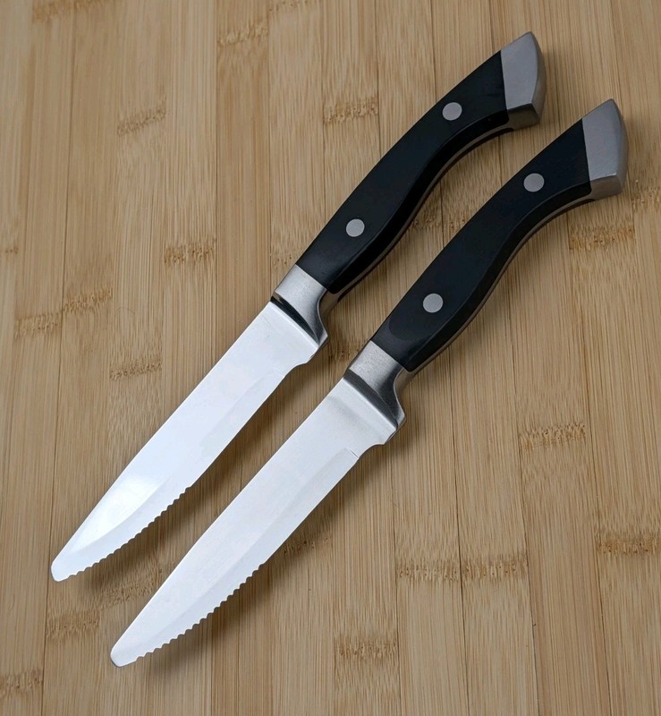 2pc LIBBY Steakhouse STEAK Knives, RESTAURANT QUALITY Steak Knives, 201 2693, gallery