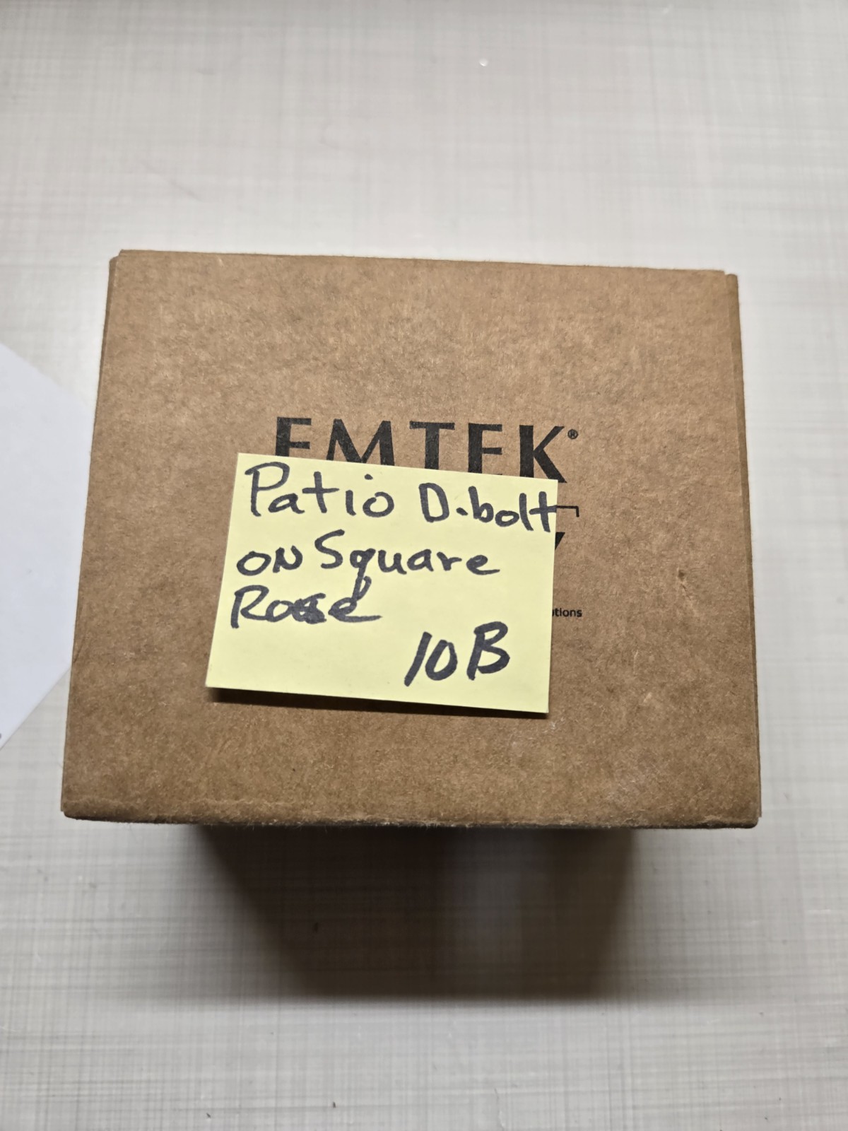 Emtek Square Single-sided Deadbolt (Patio) 8469 US10B in Oil Rubbed Bronze gallery