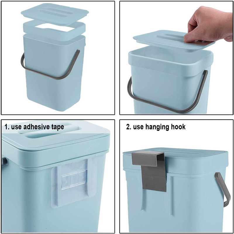 Compost Bin Kitchen, Small Compost Bin for Kitchen, Countertop Compost gallery