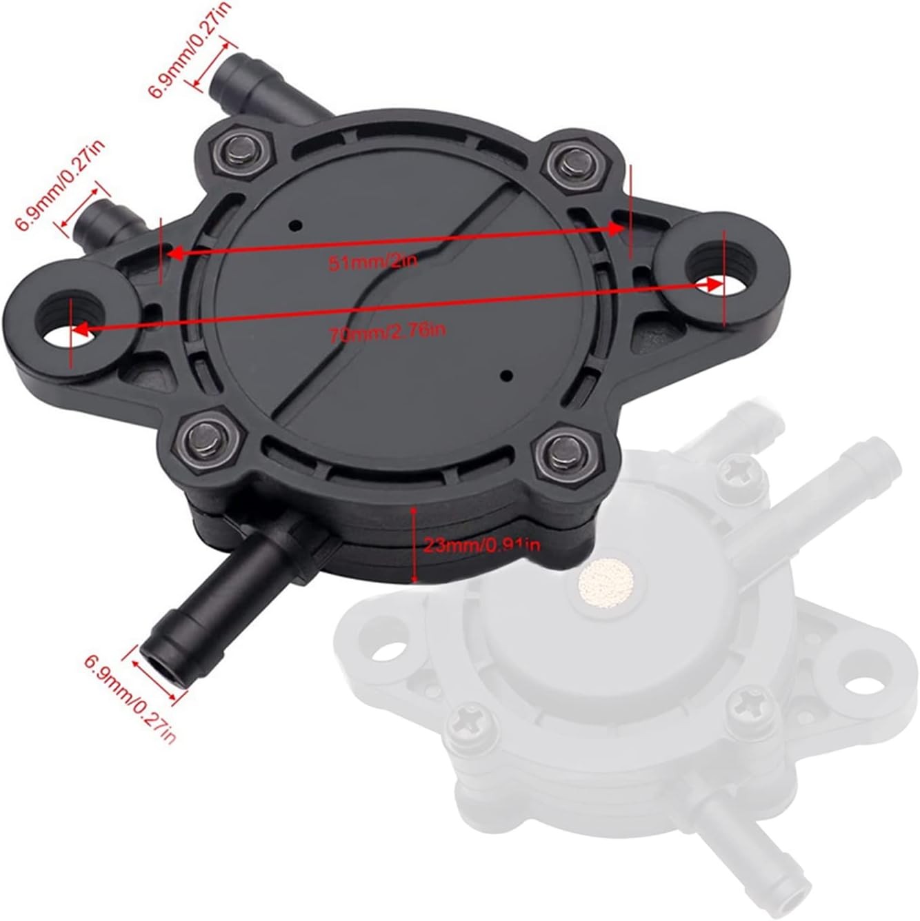 Fuel Pump + Fuel Filter +Fuel Line For Honda EB11000 EN2000 EN2500 Generator gallery