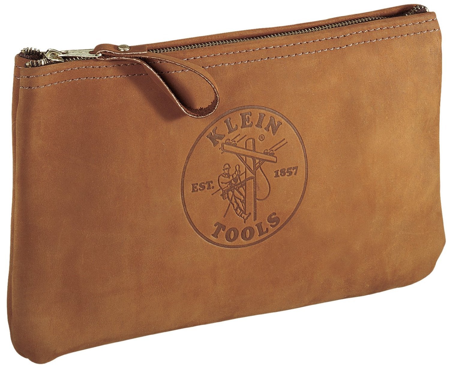 Klein Tools 5139L 12-1/2-Inch Top-Grain Leather Zipper Bag gallery