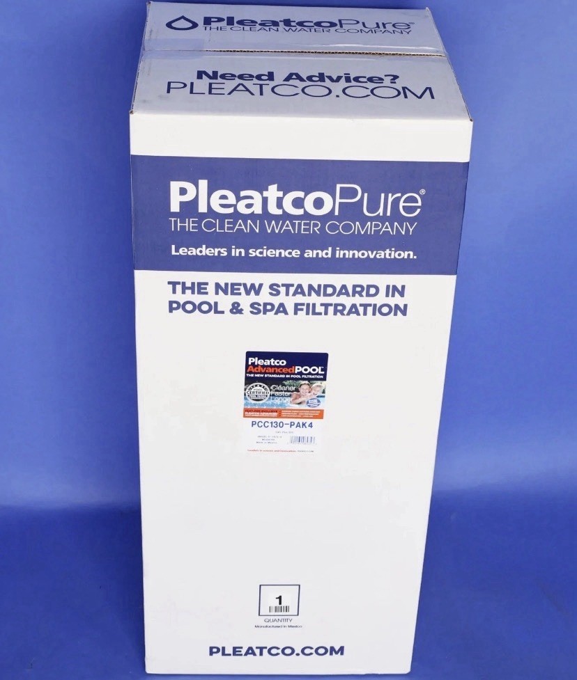 Pleatco PCC130-PAK4-EC Pool Filter Cartridge Replacement for Unicel: C-7472-4, gallery