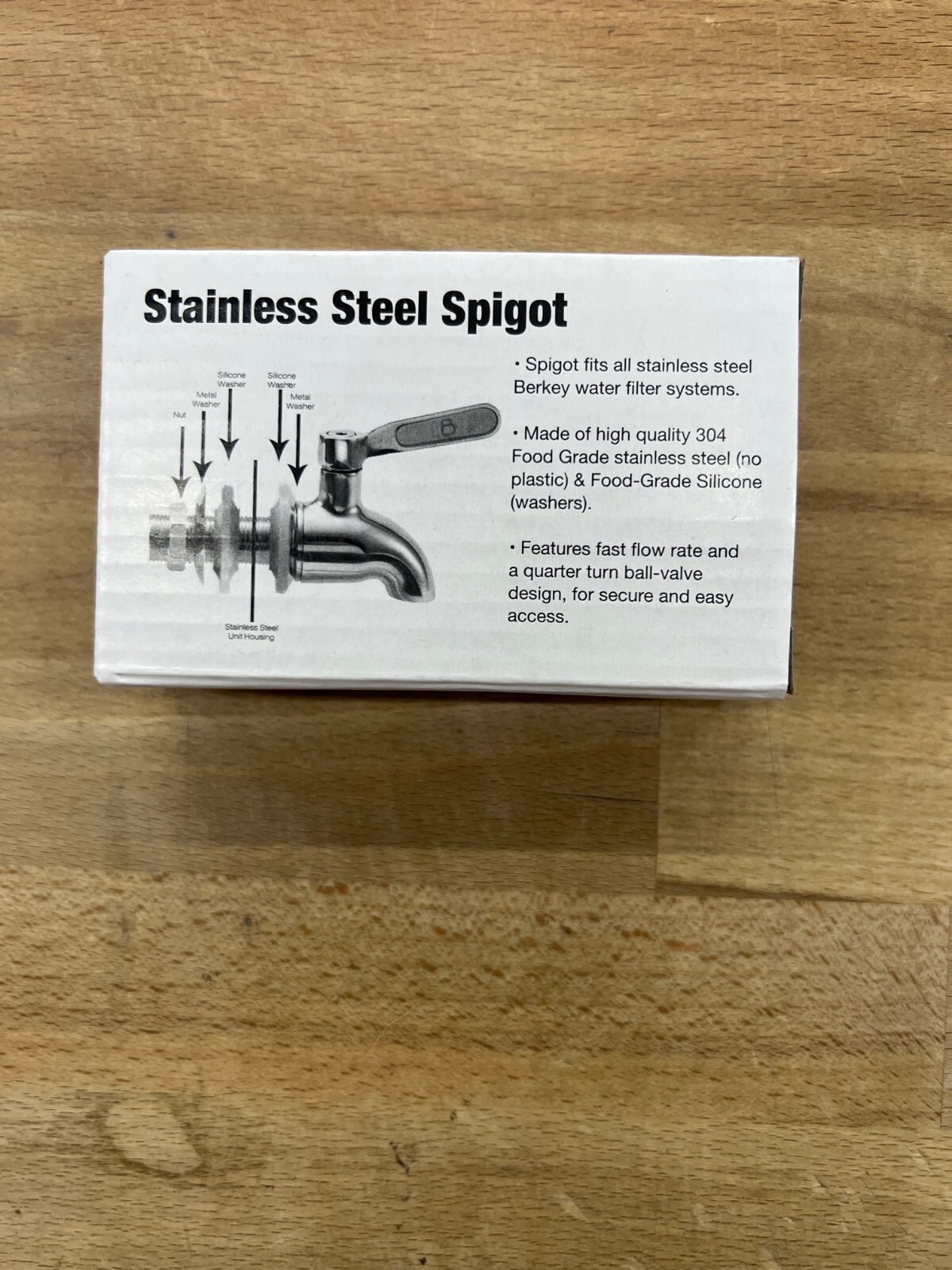 Berkey Stainless Steel Spigot- Fits all Berkey Stainless Steel Systems gallery