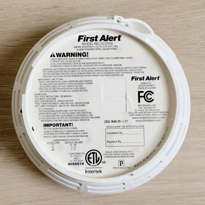 First Alert SCO500 Wireless Interconnect Smoke & Carbon Monoxide Alarm Tested gallery