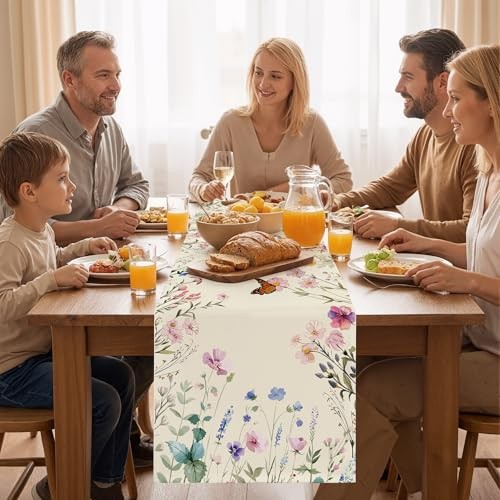 Decorations - Daisy Eucalyptus Lavender Floral Leaves Summer Table Spring gallery