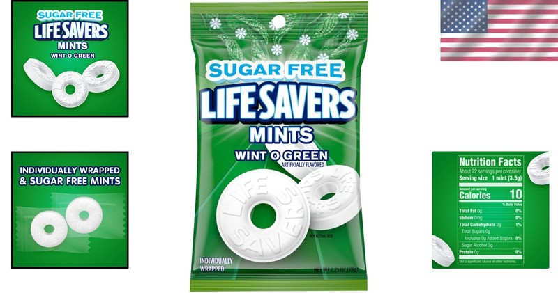 Refreshing Wintergreen Breath Mints, 12-Pack gallery