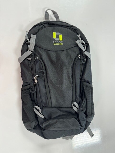 ** LEDGE OUTDOORS ** HIKING BACKPACK  ‘ 20L WITH HYDRATION BLADDER ‘-NEW BLACK