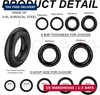 Black Hinged Segment Clicker PA Rings, 2G 4G 6G 8G 10G 12G Large Spring Action B gallery