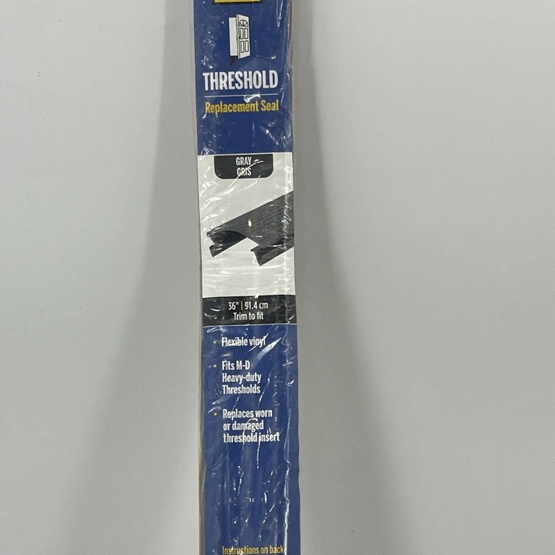 M-D Building Products Threshold Insert Seal Vinyl Gray 36"/ 91.4 Cm 43824 {C6} gallery