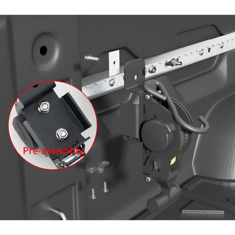 2 Pack Marine Retractable Transom Tie Down 1500lbs Boat Trailer Heavy Duty Strap gallery