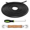 Screen Repair Kit 3in1 Tools Roller 0.14 Inch x 32.8ft Spline Removal Hook gallery