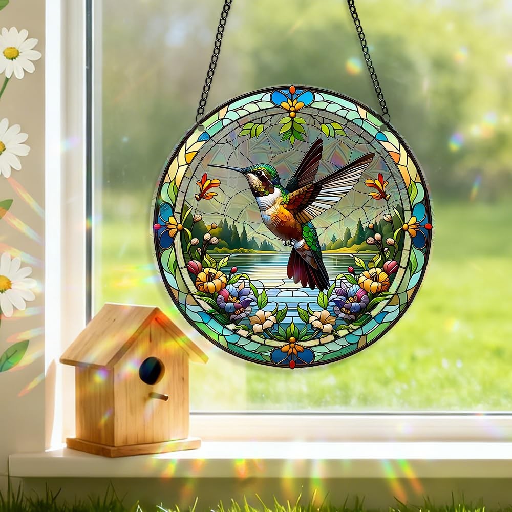 Acrylic Puzzle Suncatcher Window Hanging Indoor Home Balcony Living Room Decor gallery