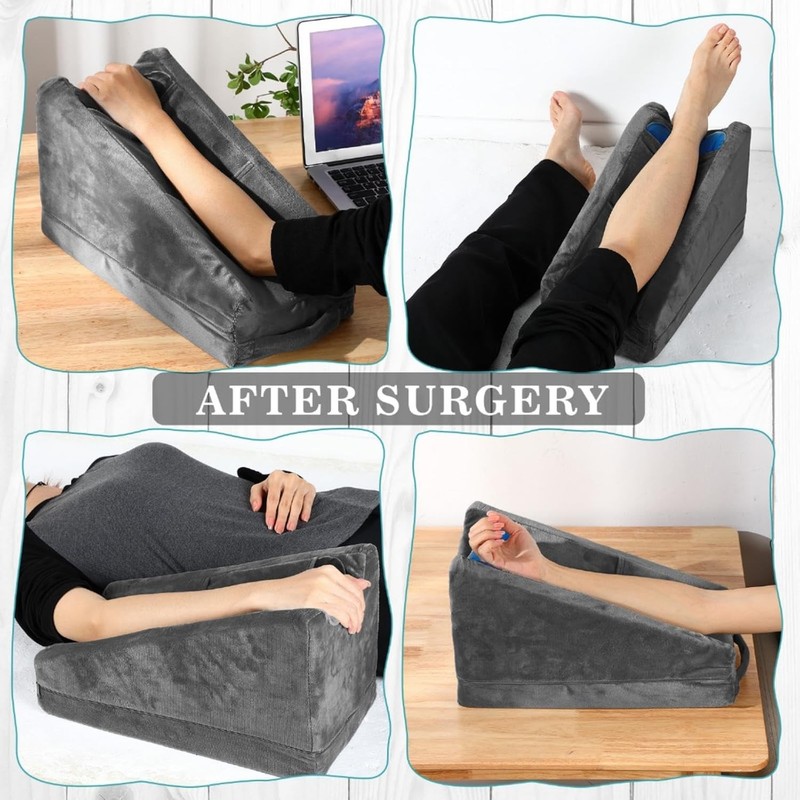 Arm Elevation Pillow with 2 Pockets, Soft Ergonomic Support Pillow for Elbow ... gallery