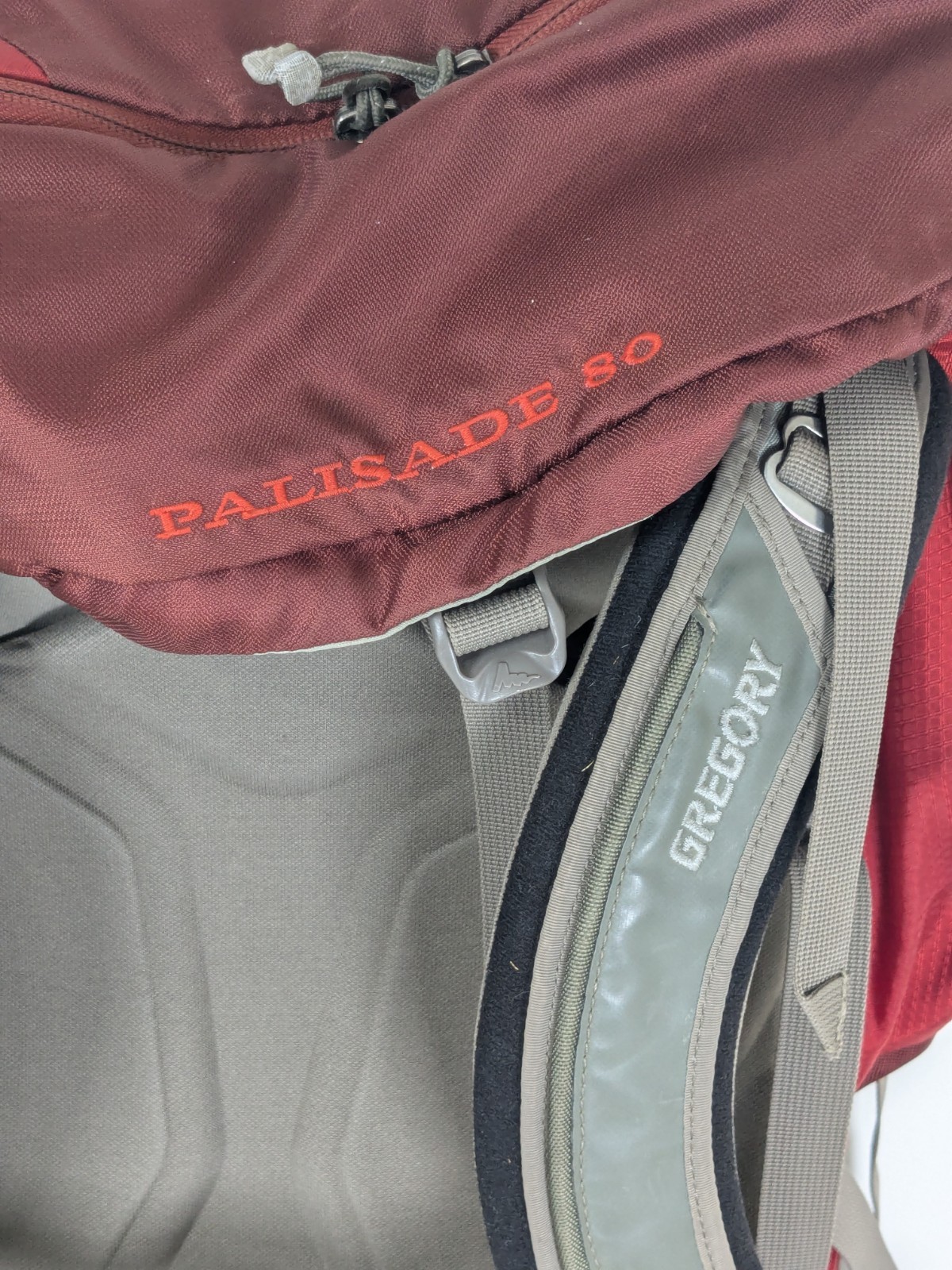 Gregory Palisade 80L Internal Frame Backpacking Backpack Sz M Red Black 2