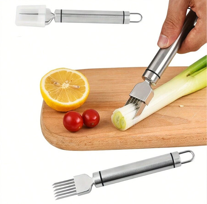 1 pc Multifunctional Stainless Steel Grater with Protective Cover - Kitchen Tool gallery
