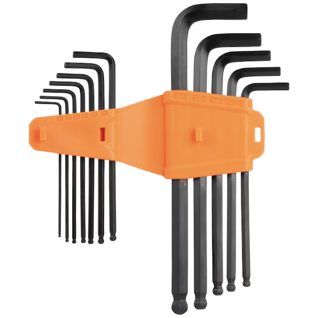 Klein Tools BLS22 Long Ball End Hex Key Set, SAE And Metric, 22 Pc gallery