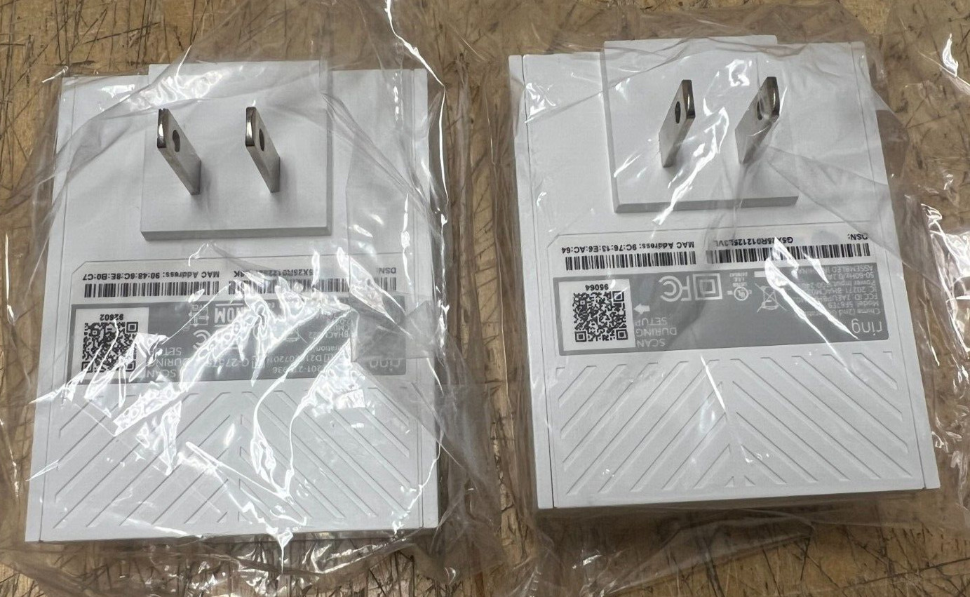 A Set of 2 Ring Chime 2nd Generation 5F67E9 Plug In Chime for Ring Devices gallery