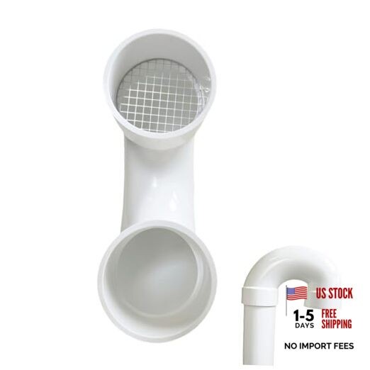 PVC termination vent with stainless steel For 2" PVC Pipe 180 Degrees gallery