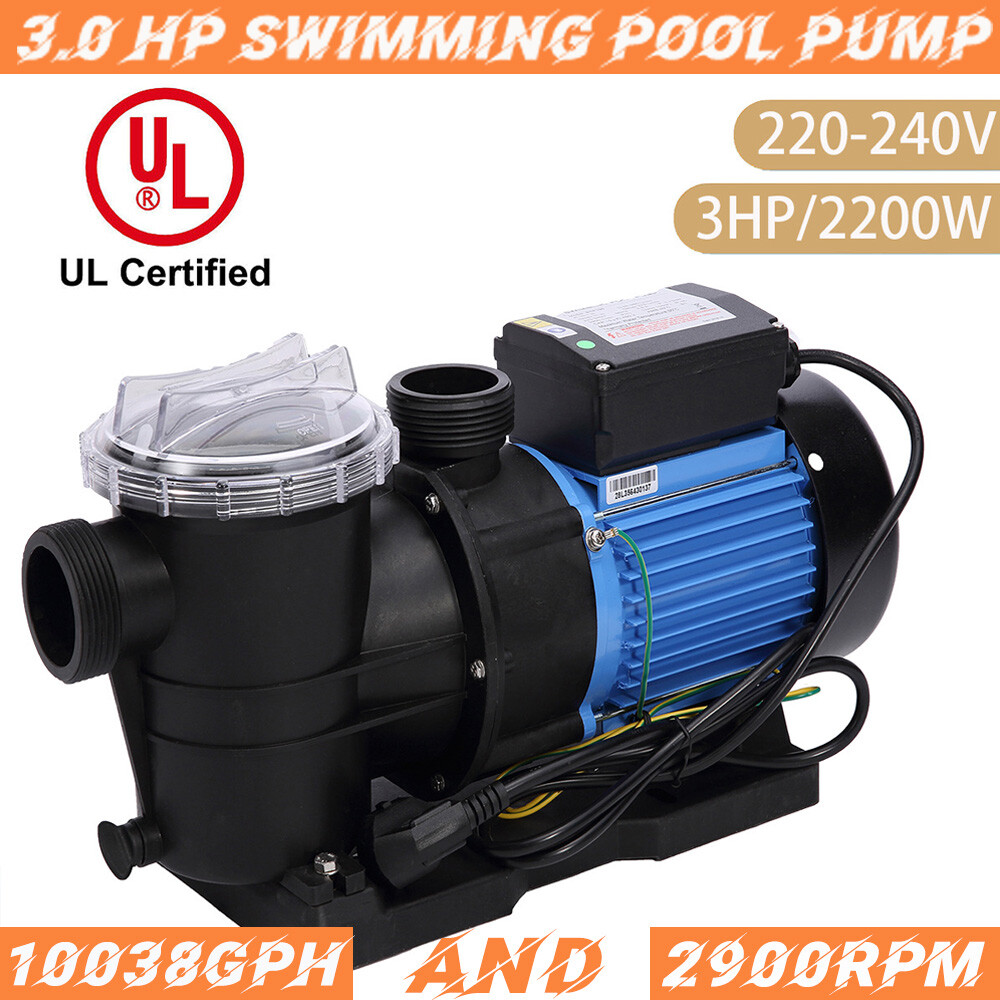 3 HP Energy Star Single Speed In Ground Swimming Pool Pump bomba de alberca gallery