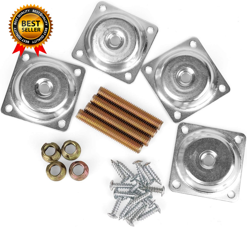 14 Degree Angled Leg Mounting Plates Furniture Table Leg Attachment Plates gallery