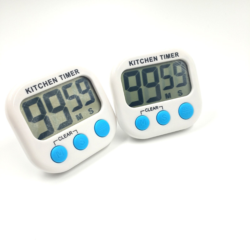 Digital Kitchen Timer Magnetic Cooking LCD Large Count Down Clear Loud Alarm gallery