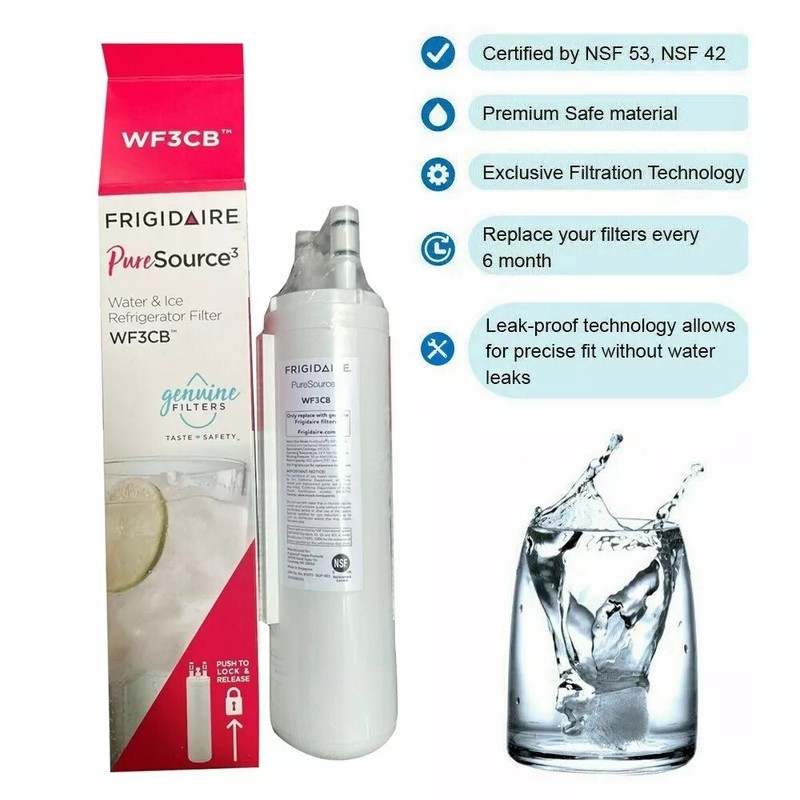 1 PACK Frigidaire WF3CB Puresource 3 Refrigerator Water & Ice Filter New US Ship gallery