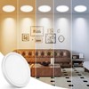 7 inch LED Ceiling Light, 3000K/3500K/4000K/5000K/6500K Adjustable Flush Moun... gallery