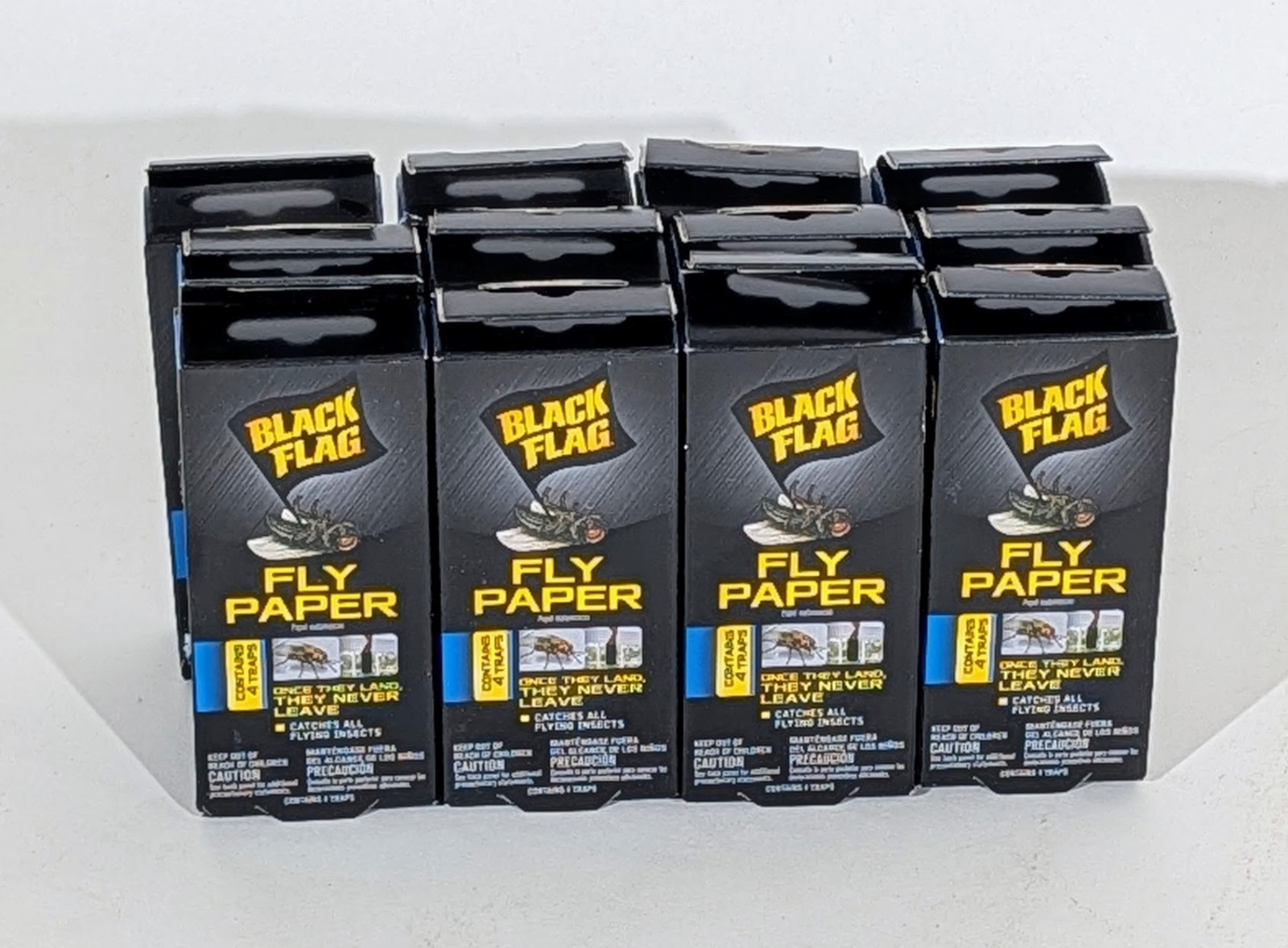 Black Flag HG-11016 Fly Paper Insect Trap, 4 Rolls Packs - 12 Packs (48 Traps) gallery
