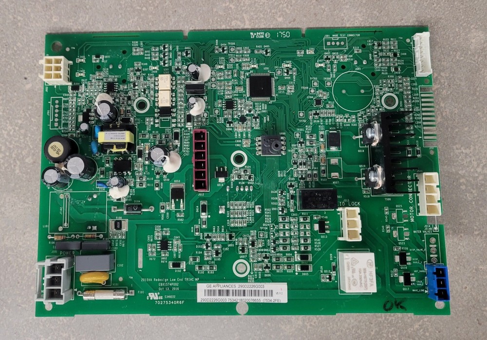 GE Washer / Main Control Board / 290D2226G003 / TESTED / Free Shipping